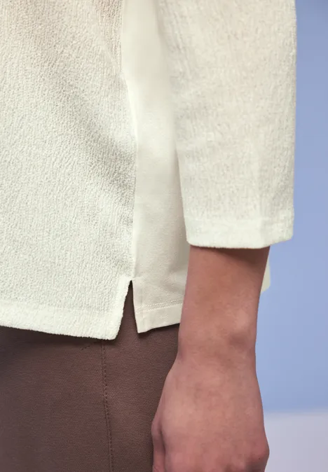 T-shirt au look tunique off white T-shirt au look tunique off white