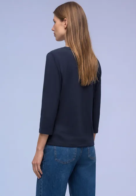 T-shirt au look tunique shadowed navy T-shirt au look tunique shadowed navy