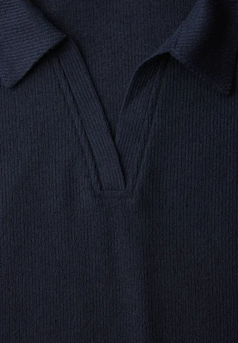 Koszulka w jednolitym kolorze shadowed navy