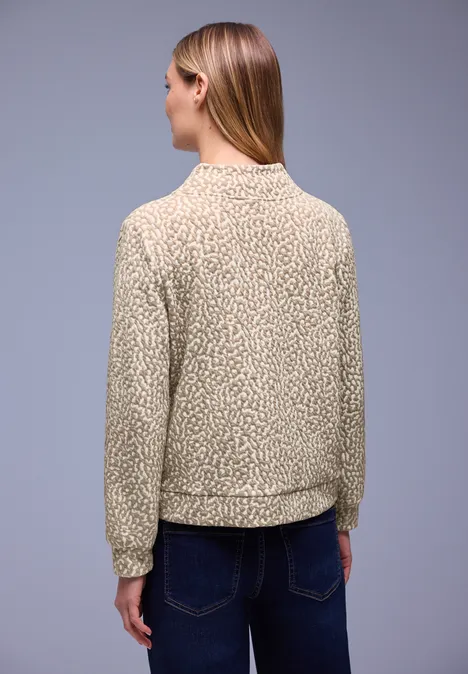 Veste à motifs cotton beige Veste à motifs cotton beige