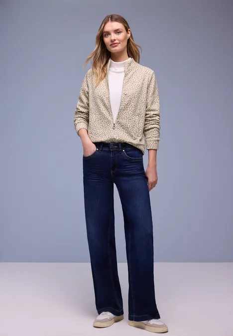 Veste à motifs cotton beige Veste à motifs cotton beige