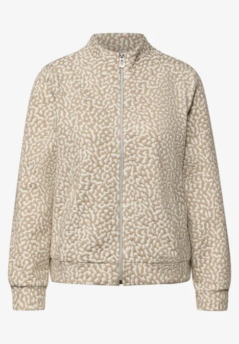 Veste à motifs cotton beige Veste à motifs cotton beige