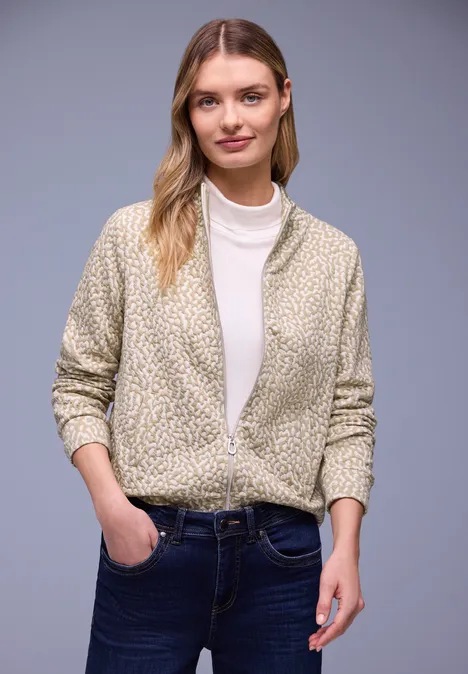 Veste à motifs cotton beige Veste à motifs cotton beige