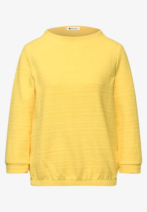 T-shirt à motifs structurés bloom yellow T-shirt à motifs structurés bloom yellow