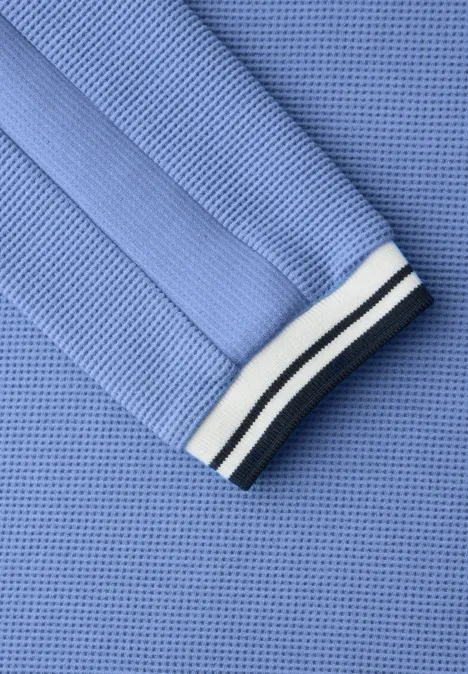 T-shirt avec détails en tape bonnet blue