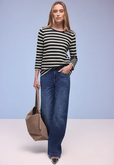 Gestreiftes Shirt shadowed navy