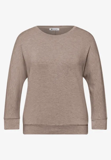 T-shirt au look mélangé light terra mocha mel.