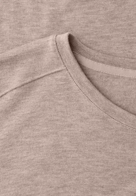 T-shirt au look mélangé light terra mocha mel.