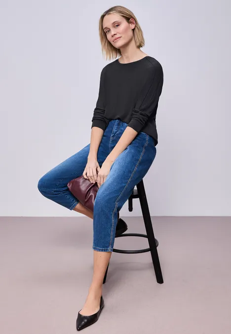 T-shirt au look mélangé shadowed navy mel.