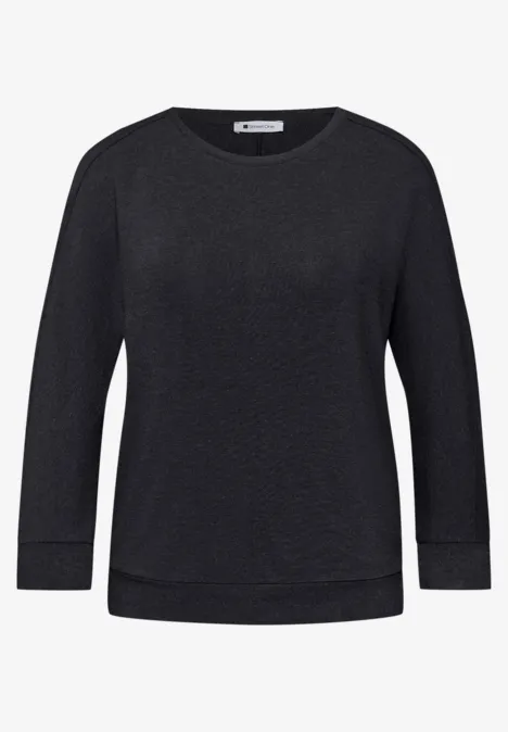 T-shirt au look mélangé shadowed navy mel.