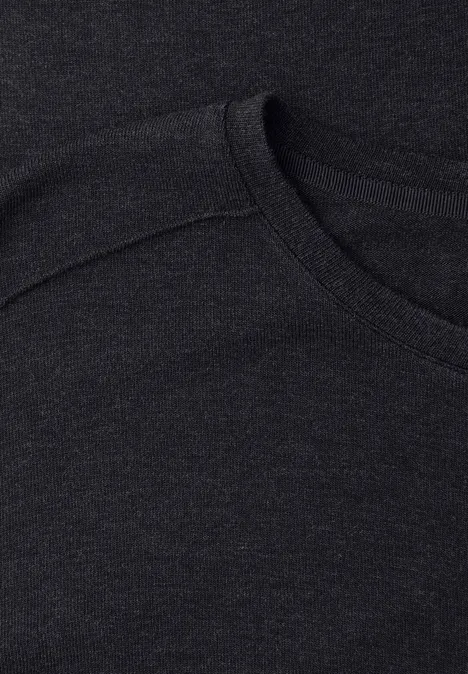 T-shirt au look mélangé shadowed navy mel.