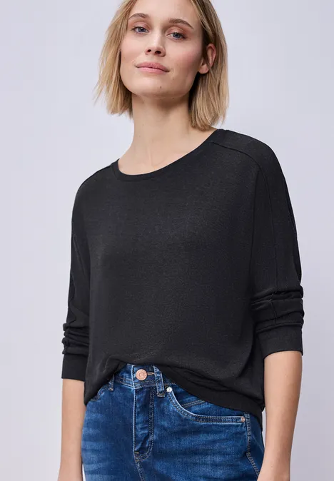 T-shirt au look mélangé shadowed navy mel.