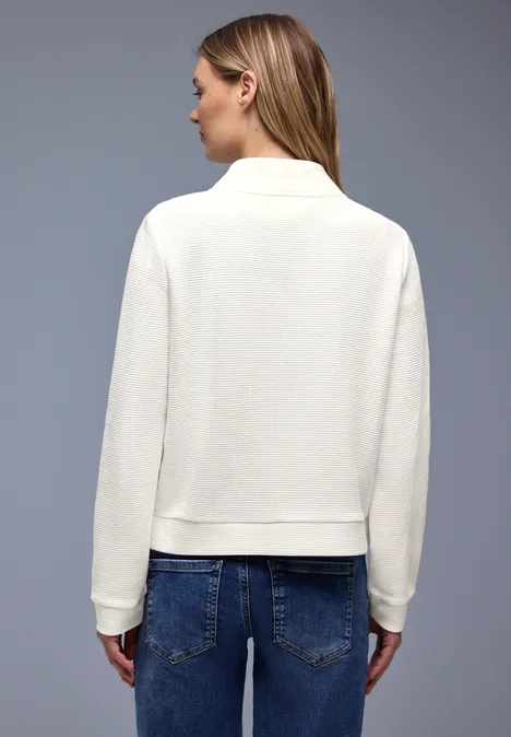 Veste à fermeture éclair off white