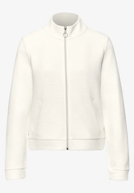 Veste à fermeture éclair off white