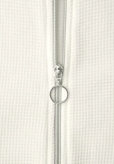 Veste à fermeture éclair off white