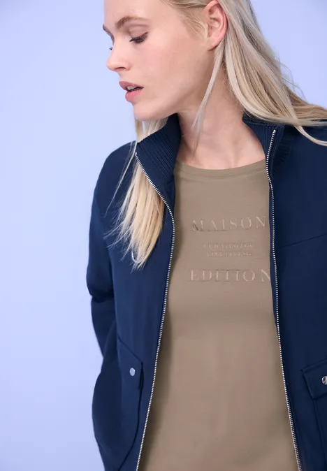 Koszulka z nadrukiem light terra mocha