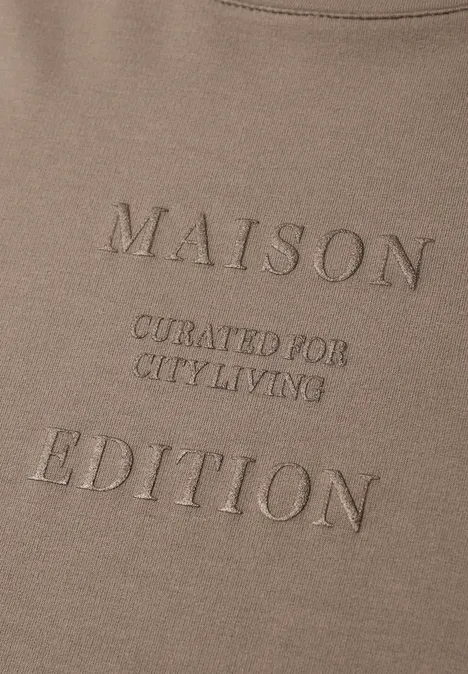 Koszulka z nadrukiem light terra mocha