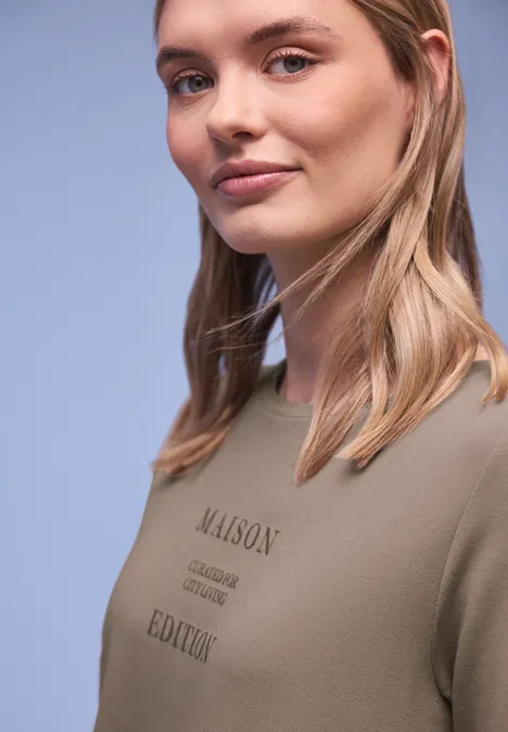 Koszulka z nadrukiem light terra mocha