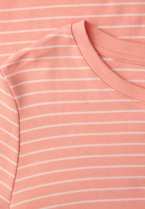 Gestreiftes Shirt light apricot