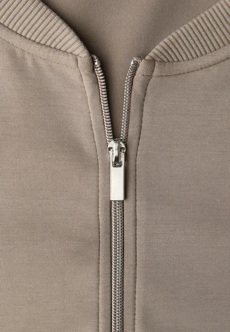 Gemusterte Jacke light terra mocha