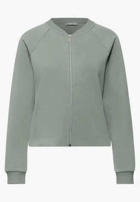Gemusterte Jacke dark mint green