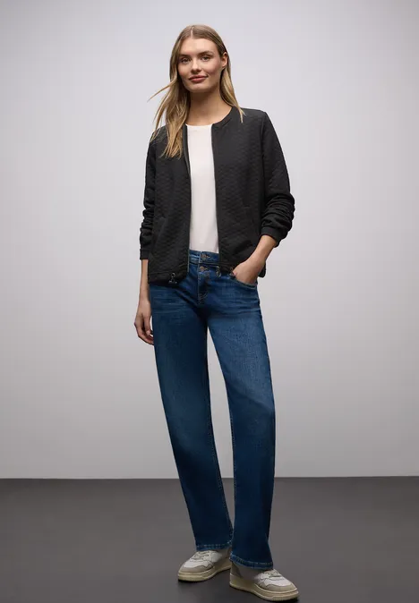 Zipper Jacke Black Zipper Jacke Black