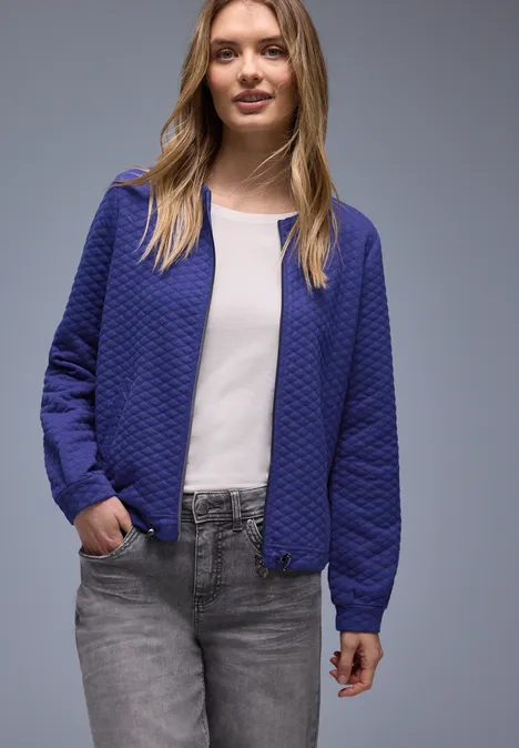 Jas met rits amparo blue