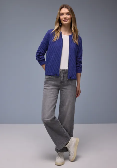 Jas met rits amparo blue