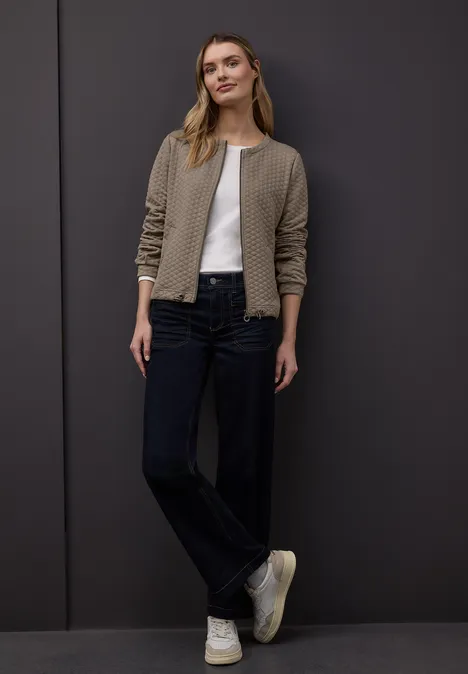 Zipper Jacke light terra mocha Zipper Jacke light terra mocha