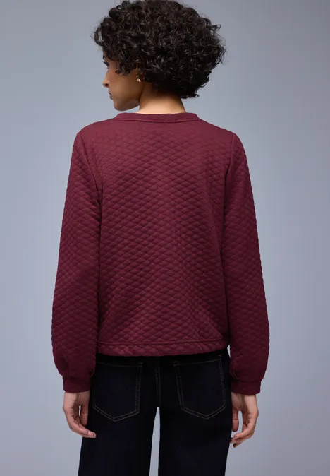 Jas met rits truffle red