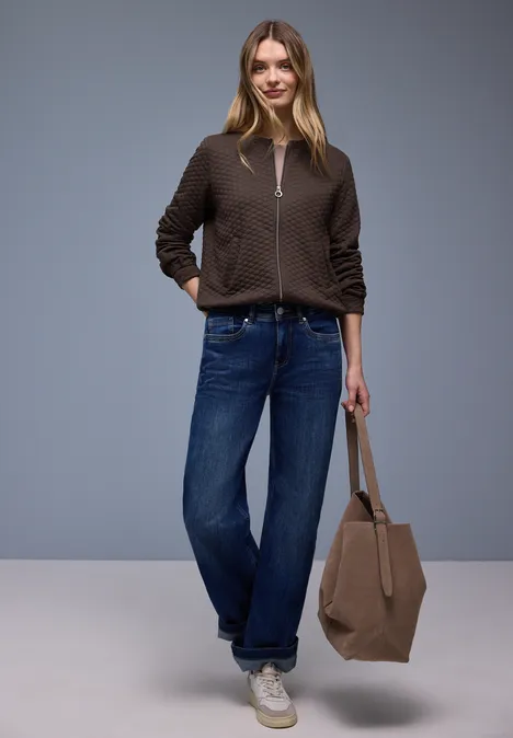 Zipper Jacke molten earth