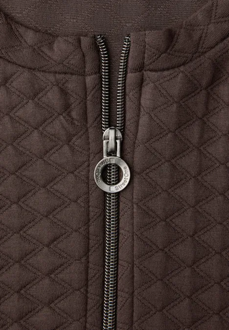 Zipper Jacke molten earth