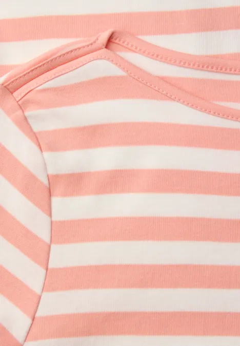 Gestreiftes Shirt light apricot