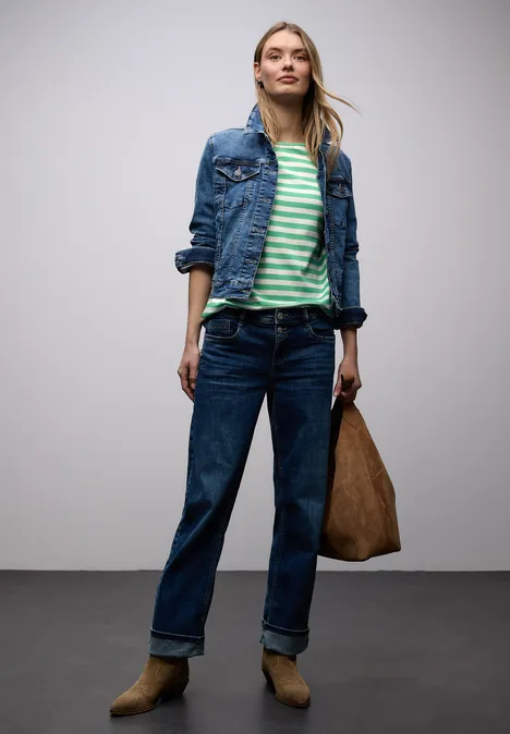 Gestreiftes Shirt arcadia green Gestreiftes Shirt arcadia green