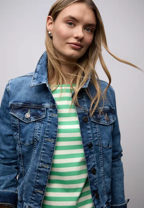 Gestreiftes Shirt arcadia green Gestreiftes Shirt arcadia green