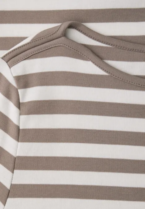 Gestreiftes Shirt light terra mocha