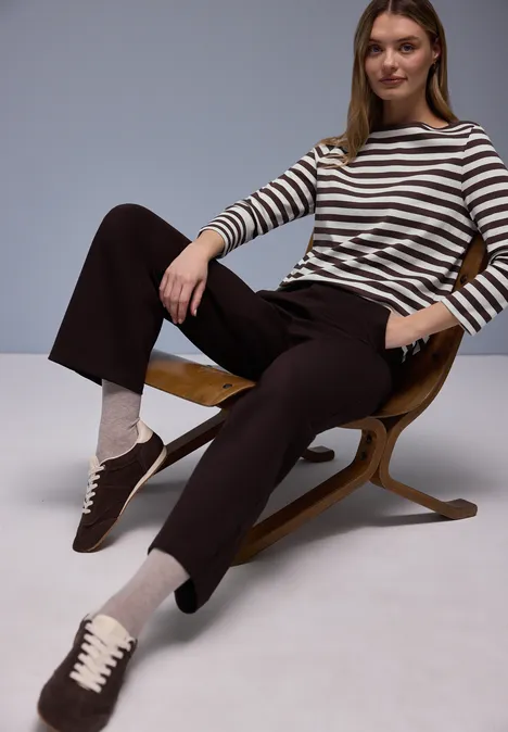 Gestreiftes Shirt molten earth