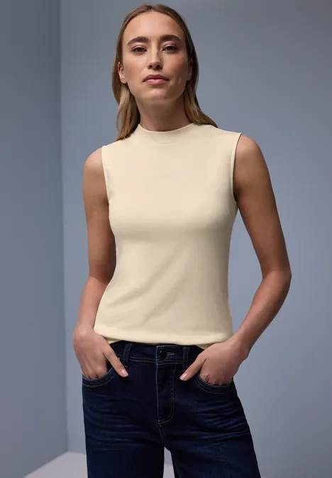 Basis top smoke beige Basis top smoke beige