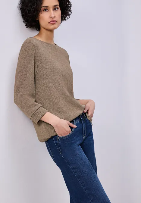 T-shirt en couleur unie light terra mocha T-shirt en couleur unie light terra mocha