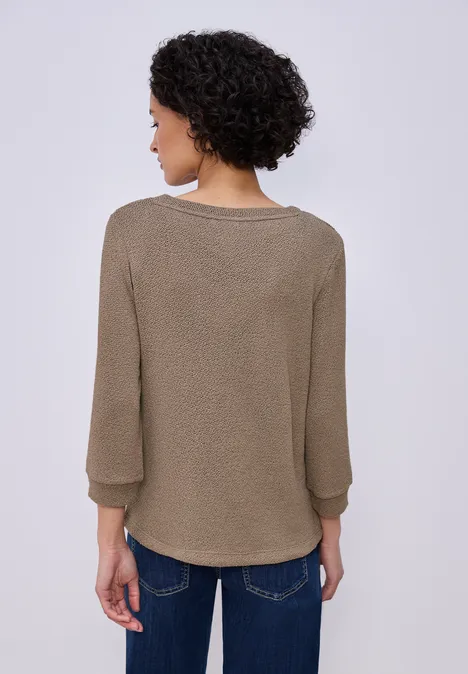 T-shirt en couleur unie light terra mocha T-shirt en couleur unie light terra mocha