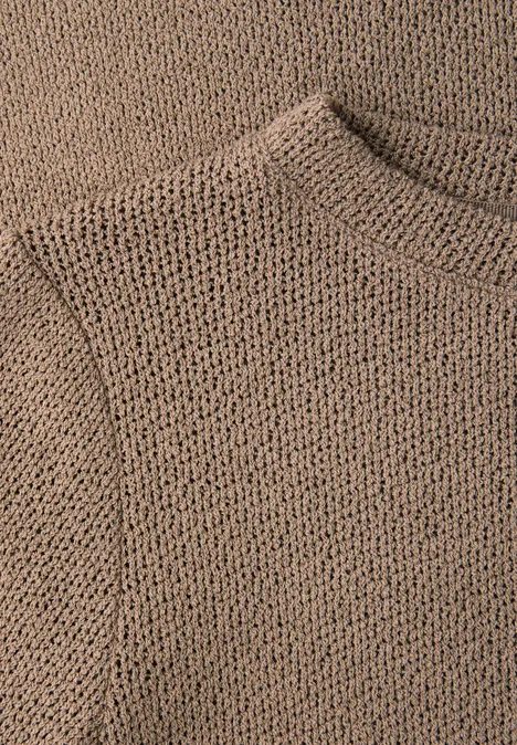 T-shirt en couleur unie light terra mocha T-shirt en couleur unie light terra mocha