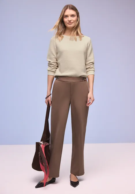 T-shirt avec détails contrastés smoke beige T-shirt avec détails contrastés smoke beige