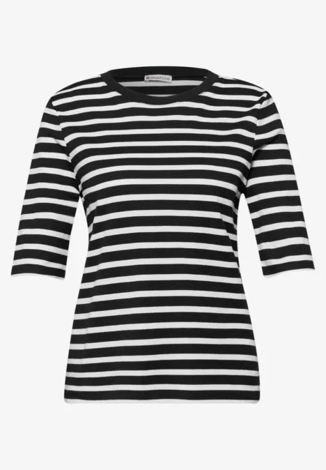 Gestreiftes Shirt Black Gestreiftes Shirt Black