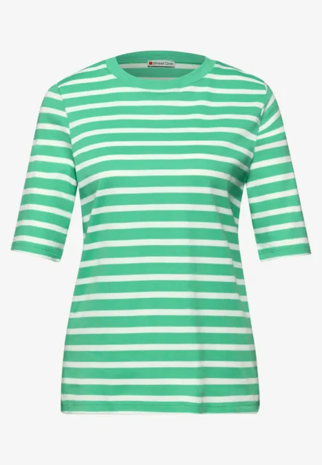 Gestreiftes Shirt arcadia green