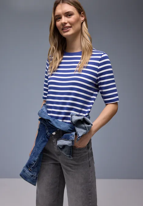 Gestreiftes Shirt amparo blue