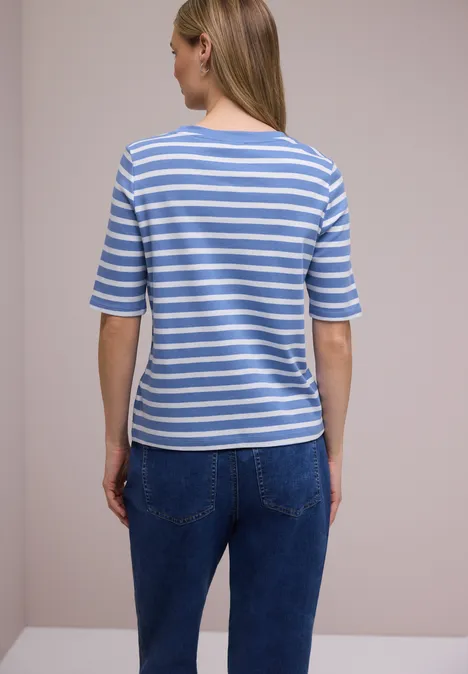 Gestreiftes Shirt bonnet blue Gestreiftes Shirt bonnet blue