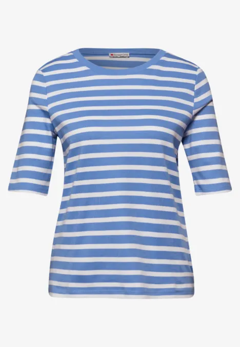 Gestreiftes Shirt bonnet blue Gestreiftes Shirt bonnet blue