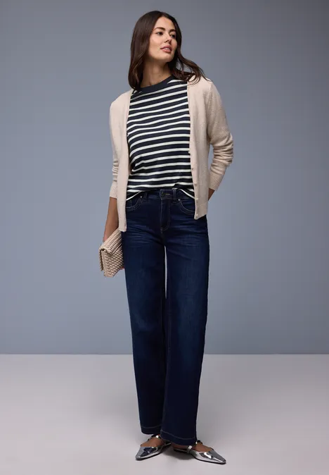 Gestreiftes Shirt shadowed navy