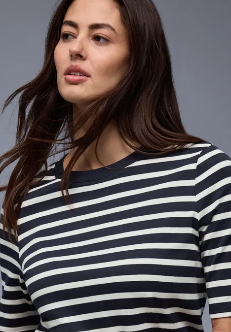Gestreiftes Shirt shadowed navy