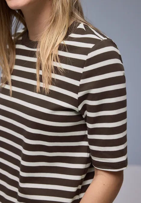 Gestreiftes Shirt molten earth